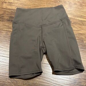Danskin Women's olive green Bike Shorts
